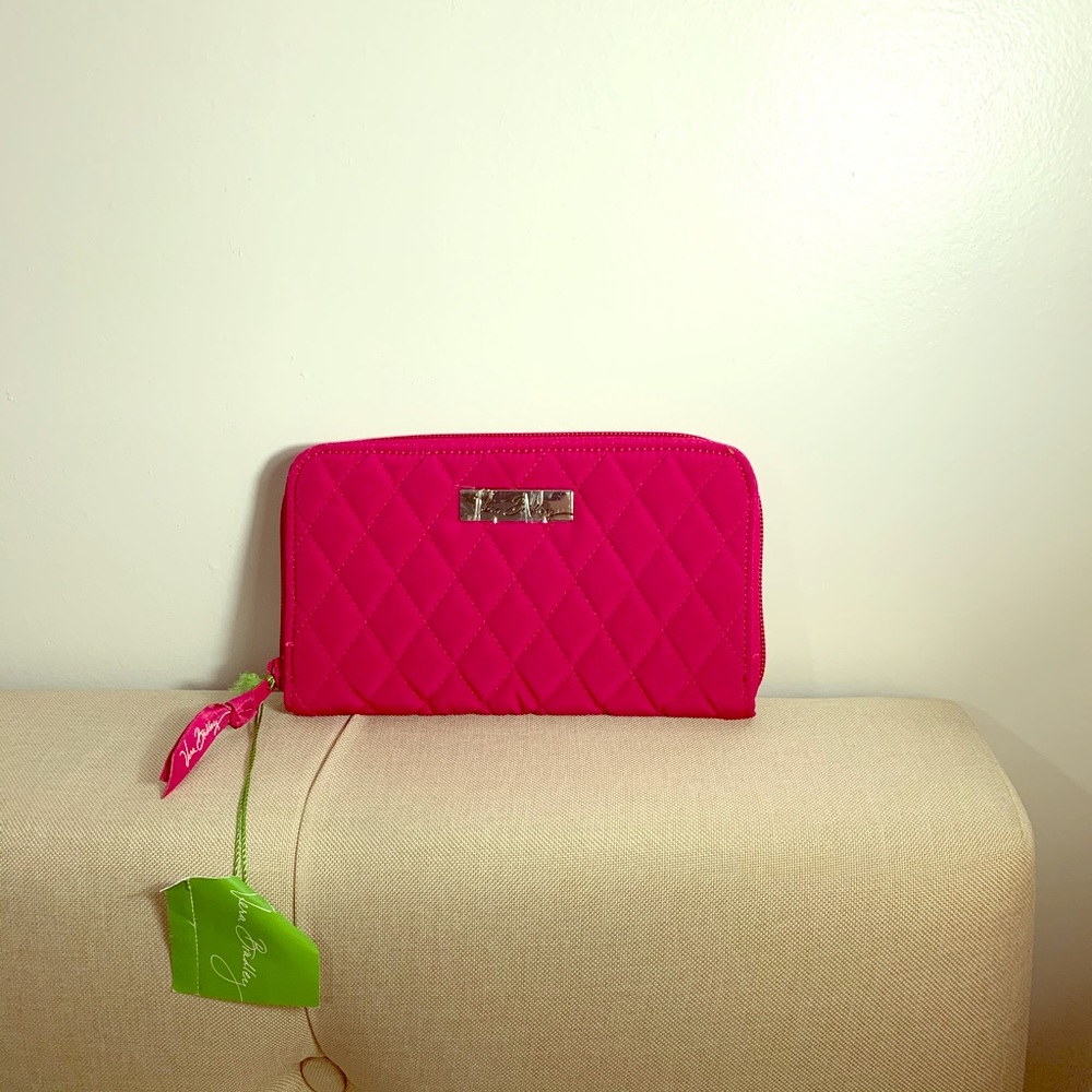 Brand New Hot Pink Vera Bradley Wallet